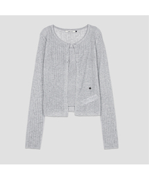 COOL TOUCH SLIM RIBBED TOP CARDIGAN SET (CD-2262)