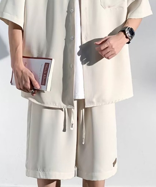 KELVIN（ケルヴァン）の「Relax Setup Shirt リラックスセットアップシャツ（シャツ/ブラウス・メンズ・ブラック/アイボリー・MEDIUM）」の22枚目の写真