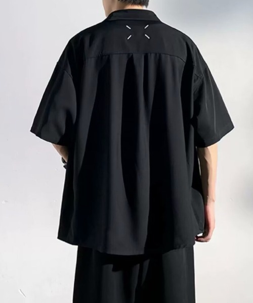 KELVIN（ケルヴァン）の「Relax Setup Shirt リラックスセットアップシャツ（シャツ/ブラウス・メンズ・ブラック/アイボリー・MEDIUM）」の11枚目の写真