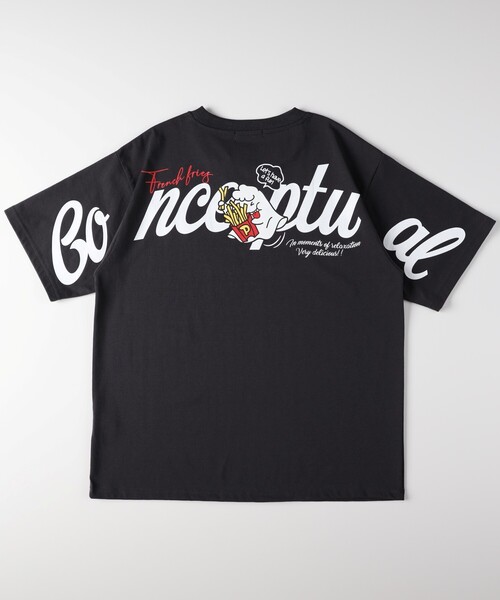 Right-on(ライトオン)の「袖刺繍ビッグTシャツ(Tシャツ/カットソー・レディース・グレー/チャコールグレー・05/04/03)」の14枚目の写真