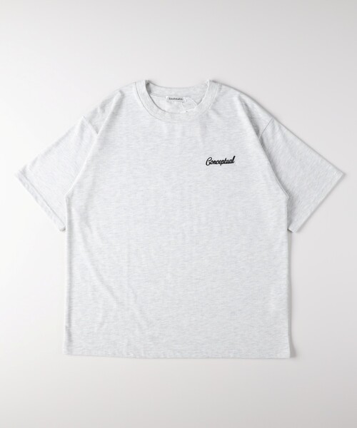 Right-on(ライトオン)の「袖刺繍ビッグTシャツ(Tシャツ/カットソー・レディース・グレー/チャコールグレー・05/04/03)」の15枚目の写真