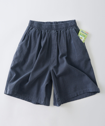 ウォッシュドバンディングショートパンツ(ブルー)