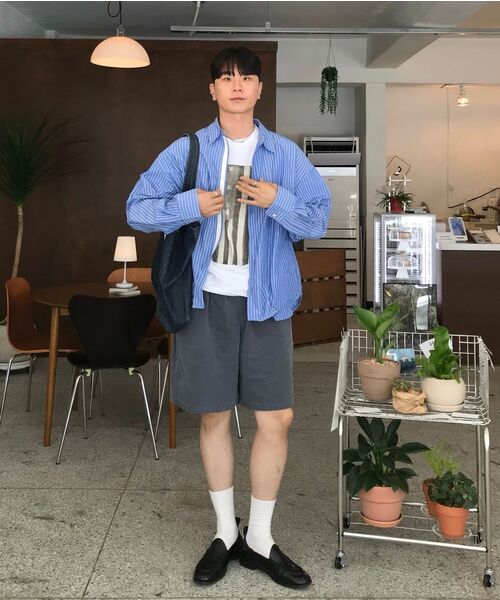 ANALOG MOOD(アナログムード)の「ウォッシュドバンディングショートパンツ(ブルー)(その他パンツ・メンズ・その他・FREE)」の10枚目の写真