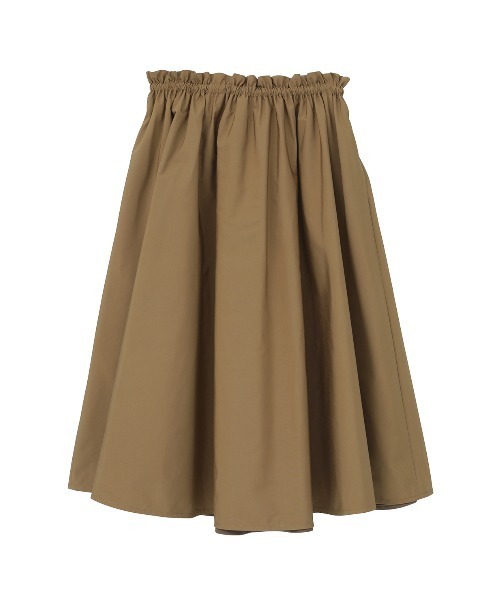 MANOF（マノフ）の「WAIST GATHERED FLARED SKIRT（スカート・レディース・キャメル/ブラック・S/M）」の21枚目の写真