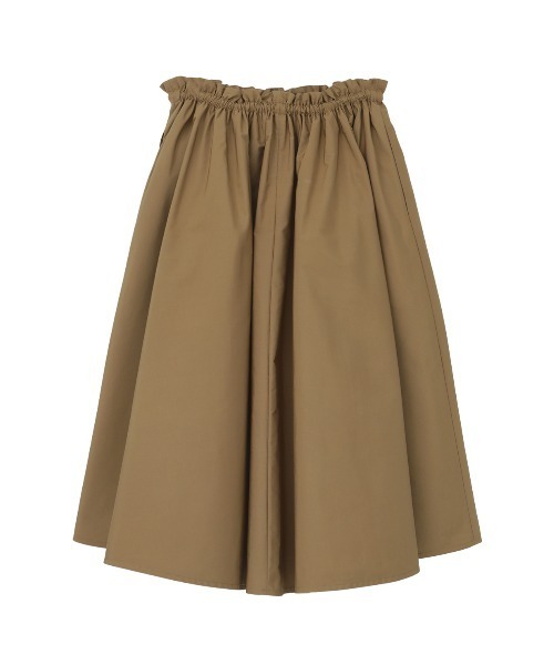 MANOF（マノフ）の「WAIST GATHERED FLARED SKIRT（スカート・レディース・キャメル/ブラック・S/M）」の22枚目の写真