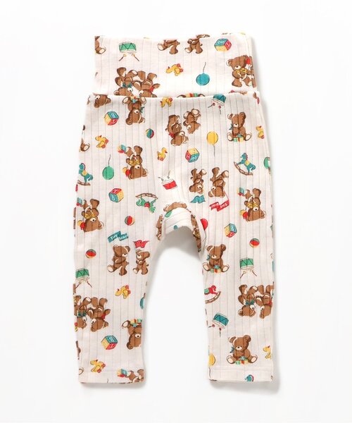apres les cours(アプレレクール)の「tiny bear Palette 総柄レギンス(その他ベビーウェア・キッズ・オフホワイト/アイボリー/サックスブルー/レッド・90/80/70)」の17枚目の写真