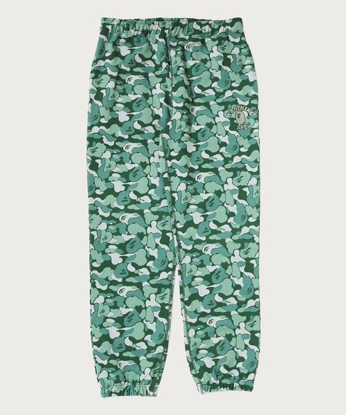 A BATHING APE(アベイシングエイプ)の「BAPE CARD CAMO COLLEGE ONE POINT SWEATPANTS BAPEC(スウェットパンツ・メンズ・ゴールド/グリーン・LARGE/X-LARGE/XX-LARGE/MEDIUM/SMALL)」の2枚目の写真