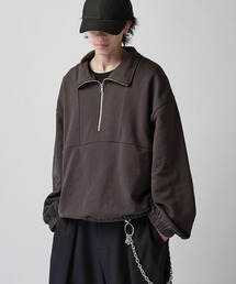 Lui's | 【Neucon】ANORAK OVER HALF-ZIP SWEAT / アノラックオーバーハーフジップスウェットプルオーバー / セットアップ対応(スウェット)
