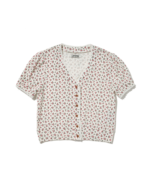 LOTSYOU(ロッツユー)の「lotsyou_Berry More Cardigan Ivory(カーディガン/ボレロ・レディース・その他・O/S)」の1枚目の写真