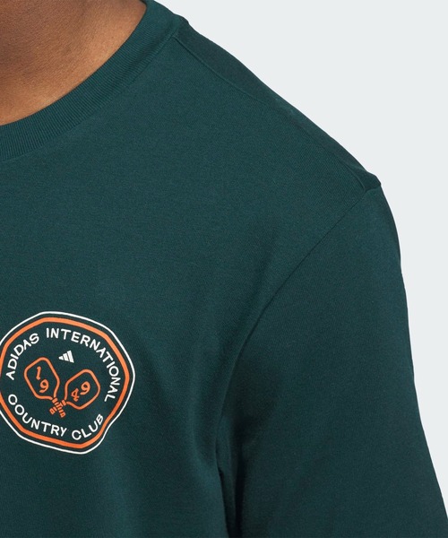 adidas(アディダス)の「カントリークラブ シーニック グラフィック 半袖Tシャツ / アディダス adidas(Tシャツ/カットソー・メンズ・グリーン・X-SMALL/XX-LARGE/3XL/LARGE/MEDIUM/SMALL/X-LARGE)」の4枚目の写真