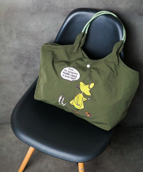 MOOMIN(ムーミン)の「《MOOMIN》 2WAYトートバッグ(トートバッグ・メンズ・レッド/チャコール/グレー系その他/ベージュ/ネイビー/カーキ・FREE)」の4枚目の写真