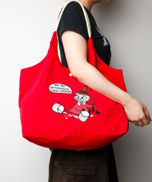 MOOMIN(ムーミン)の「《MOOMIN》 2WAYトートバッグ(トートバッグ・メンズ・レッド/チャコール/グレー系その他/ベージュ/ネイビー/カーキ・FREE)」の7枚目の写真