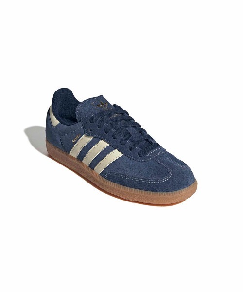 adidas(アディダス)の「アディダス 【adidas】- 【SAMBA OG Night Indigo/Warm Vanilla/GUM2(Light Brown) KK2273 】(スニーカー・メンズ・インディゴブルー・24.5cm/24.0cm/23.5cm/23.0cm/28.5cm/28.0cm/27.5cm/27.0cm/26.5cm/26.0cm/25.5cm/25.0cm)」の3枚目の写真