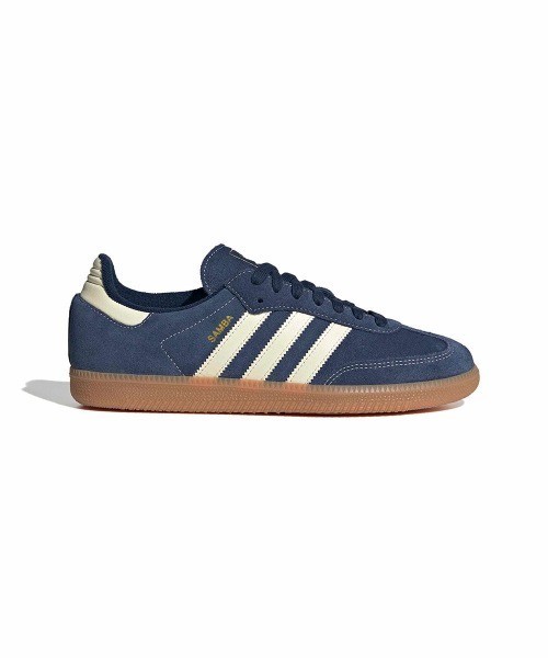 adidas(アディダス)の「アディダス 【adidas】- 【SAMBA OG Night Indigo/Warm Vanilla/GUM2(Light Brown) KK2273 】(スニーカー・メンズ・インディゴブルー・24.5cm/24.0cm/23.5cm/23.0cm/28.5cm/28.0cm/27.5cm/27.0cm/26.5cm/26.0cm/25.5cm/25.0cm)」の5枚目の写真