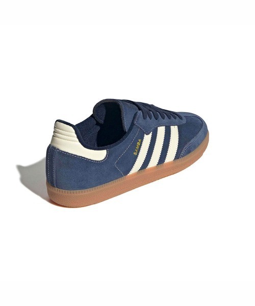 adidas(アディダス)の「アディダス 【adidas】- 【SAMBA OG Night Indigo/Warm Vanilla/GUM2(Light Brown) KK2273 】(スニーカー・メンズ・インディゴブルー・24.5cm/24.0cm/23.5cm/23.0cm/28.5cm/28.0cm/27.5cm/27.0cm/26.5cm/26.0cm/25.5cm/25.0cm)」の6枚目の写真