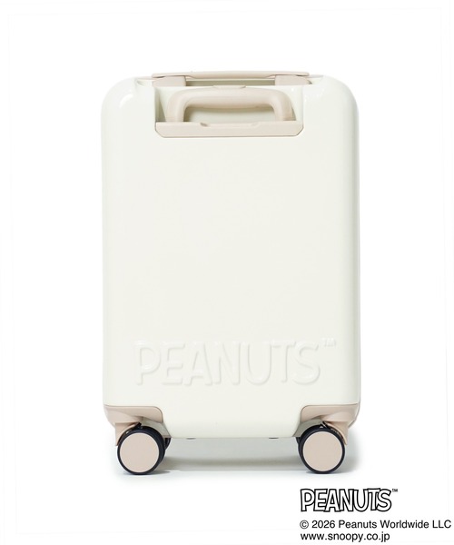 PEANUTS（ピーナッツ）の「"02"≪PEANUTS≫25L/1～2泊 フロントオープン キャリーケース(SS.size)（スーツケース/キャリーバッグ・レディース・ブラック/ピンク/サックスブルー/アイボリー・SS）」の10枚目の写真