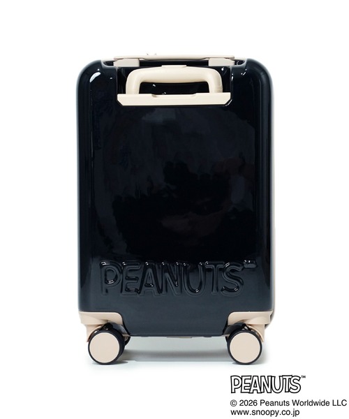 PEANUTS（ピーナッツ）の「"02"≪PEANUTS≫25L/1～2泊 フロントオープン キャリーケース(SS.size)（スーツケース/キャリーバッグ・レディース・ブラック/ピンク/サックスブルー/アイボリー・SS）」の11枚目の写真