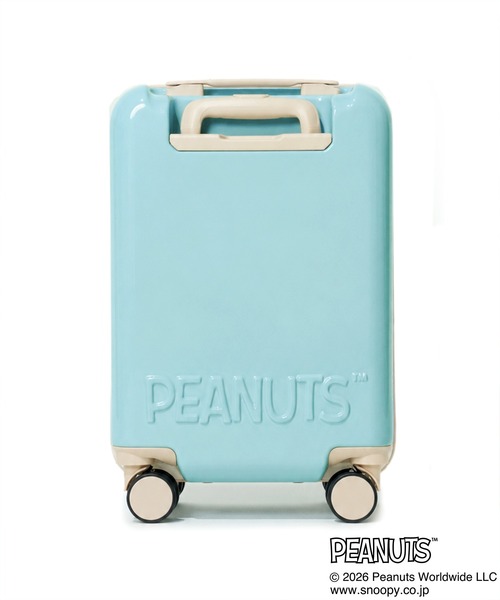 PEANUTS（ピーナッツ）の「"02"≪PEANUTS≫25L/1～2泊 フロントオープン キャリーケース(SS.size)（スーツケース/キャリーバッグ・レディース・ブラック/ピンク/サックスブルー/アイボリー・SS）」の12枚目の写真