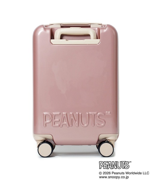 PEANUTS（ピーナッツ）の「"02"≪PEANUTS≫25L/1～2泊 フロントオープン キャリーケース(SS.size)（スーツケース/キャリーバッグ・レディース・ブラック/ピンク/サックスブルー/アイボリー・SS）」の13枚目の写真