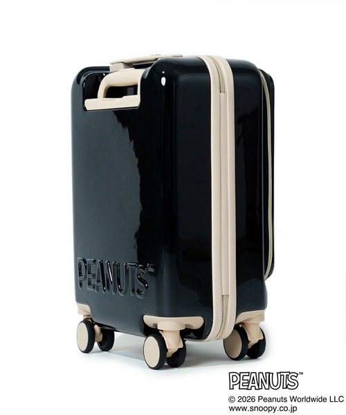 PEANUTS（ピーナッツ）の「"02"≪PEANUTS≫25L/1～2泊 フロントオープン キャリーケース(SS.size)（スーツケース/キャリーバッグ・レディース・ブラック/ピンク/サックスブルー/アイボリー・SS）」の17枚目の写真