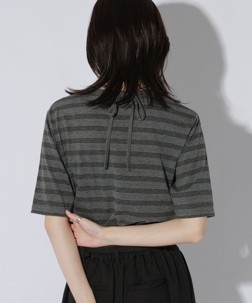 LAKOLE(ラコレ)の「ホルターネックドッキングT / 1056019(Tシャツ/カットソー・レディース・アイボリー/ボルドー/チャコールグレー・FREE)」の8枚目の写真