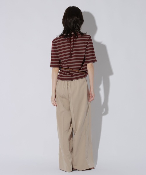 LAKOLE(ラコレ)の「ホルターネックドッキングT / 1056019(Tシャツ/カットソー・レディース・アイボリー/ボルドー/チャコールグレー・FREE)」の15枚目の写真