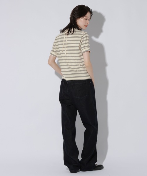 LAKOLE(ラコレ)の「ホルターネックドッキングT / 1056019(Tシャツ/カットソー・レディース・アイボリー/ボルドー/チャコールグレー・FREE)」の11枚目の写真
