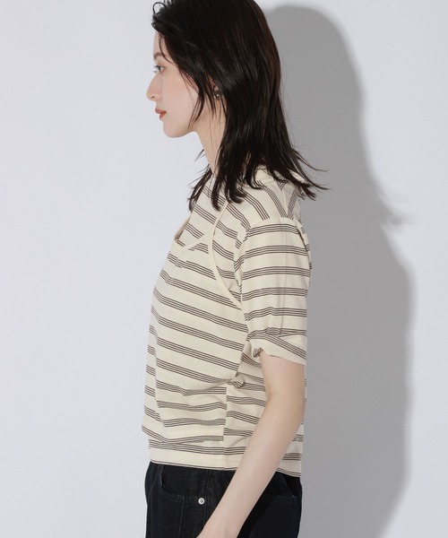 LAKOLE(ラコレ)の「ホルターネックドッキングT / 1056019(Tシャツ/カットソー・レディース・アイボリー/ボルドー/チャコールグレー・FREE)」の12枚目の写真
