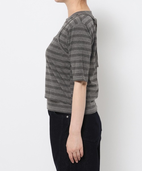 LAKOLE(ラコレ)の「ホルターネックドッキングT / 1056019(Tシャツ/カットソー・レディース・アイボリー/ボルドー/チャコールグレー・FREE)」の20枚目の写真