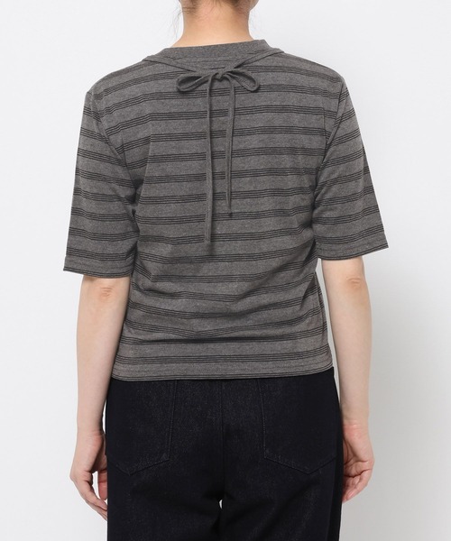 LAKOLE(ラコレ)の「ホルターネックドッキングT / 1056019(Tシャツ/カットソー・レディース・アイボリー/ボルドー/チャコールグレー・FREE)」の21枚目の写真