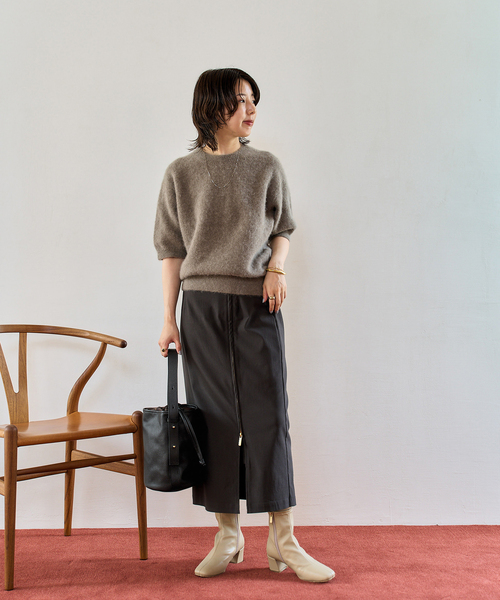 marco masi(マルコマージ)の「《/WEB限定》MARCOMASI/マルコマージ leather basket leo(トートバッグ・レディース・ブラック・FREE)」の9枚目の写真