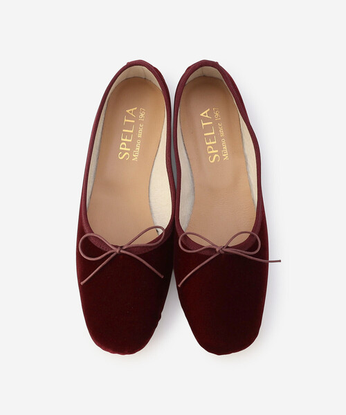 Bshop(ビショップ)の「SPELTA | IMMA Velluto WOMEN(バレエシューズ・レディース・パープル系その他/ブラック・36/37/38)」の9枚目の写真