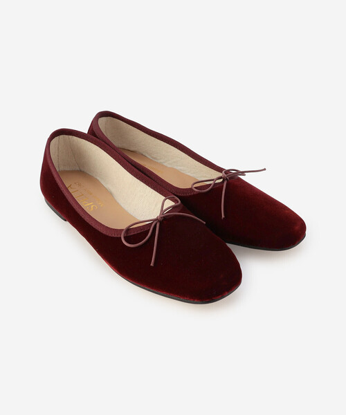 Bshop(ビショップ)の「SPELTA | IMMA Velluto WOMEN(バレエシューズ・レディース・パープル系その他/ブラック・36/37/38)」の2枚目の写真