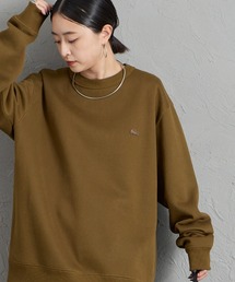 [LACOSTE / ラコステ] 鹿の子 ワントーンクルーネックスウェット