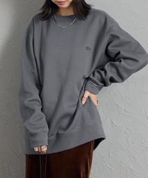 [LACOSTE / ラコステ] 鹿の子 ワントーンクルーネックスウェット