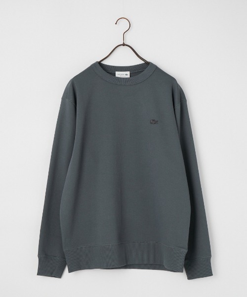LACOSTE（ラコステ）の「[LACOSTE / ラコステ] 鹿の子 ワントーンクルーネックスウェット（スウェット・レディース・ブラウン/グレー/ブラック・5/4）」の8枚目の写真