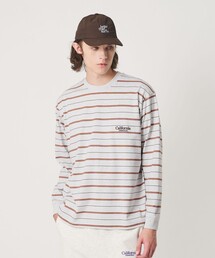 <CGS.>オーガニック コットン ロングスリーブ ボーダー Tシャツ