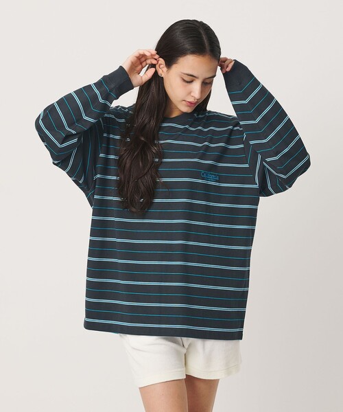 California General Store(California General Store)の「<CGS.>オーガニック コットン ロングスリーブ ボーダー Tシャツ(Tシャツ/カットソー・メンズ・ライトグレー/レッド/ブラック・XS/L/M/S/XL)」の6枚目の写真