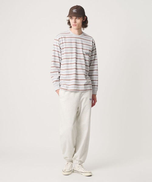 California General Store(California General Store)の「<CGS.>オーガニック コットン ロングスリーブ ボーダー Tシャツ(Tシャツ/カットソー・メンズ・ライトグレー/レッド/ブラック・XS/L/M/S/XL)」の11枚目の写真