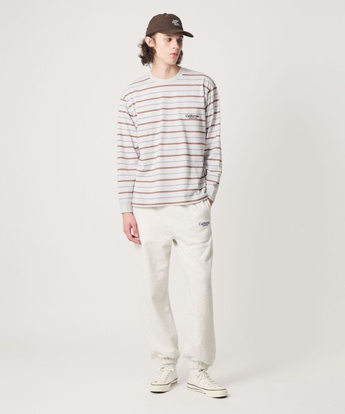 California General Store(California General Store)の「<CGS.>オーガニック コットン ロングスリーブ ボーダー Tシャツ(Tシャツ/カットソー・メンズ・ライトグレー/レッド/ブラック・XS/L/M/S/XL)」の12枚目の写真