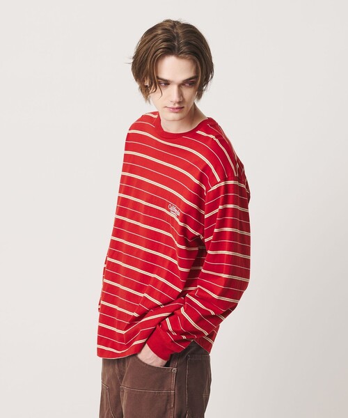California General Store(California General Store)の「<CGS.>オーガニック コットン ロングスリーブ ボーダー Tシャツ(Tシャツ/カットソー・メンズ・ライトグレー/レッド/ブラック・XS/L/M/S/XL)」の16枚目の写真