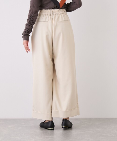 Jayro(ジャイロ)の「ボタンデザインワイドストレートパンツ(その他パンツ・レディース・ベージュ/チャコールグレー・M)」の12枚目の写真