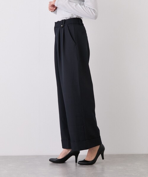 Jayro(ジャイロ)の「ボタンデザインワイドストレートパンツ(その他パンツ・レディース・ベージュ/チャコールグレー・M)」の18枚目の写真