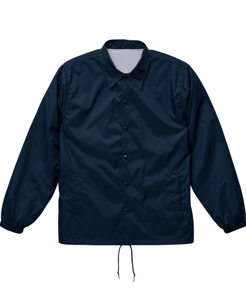 Ol' Basics(オールベーシックス)の「Ol' Basics(オール・ベーシックス) コーチジャケット フラッグ イラスト ロゴ バックプリント 裏トリコット アウター メンズ ユニセックス(ナイロンジャケット・メンズ・ネイビー/ブラック/ブラウン系/グリーン系/バーガンディー・M/L/XL)」の9枚目の写真