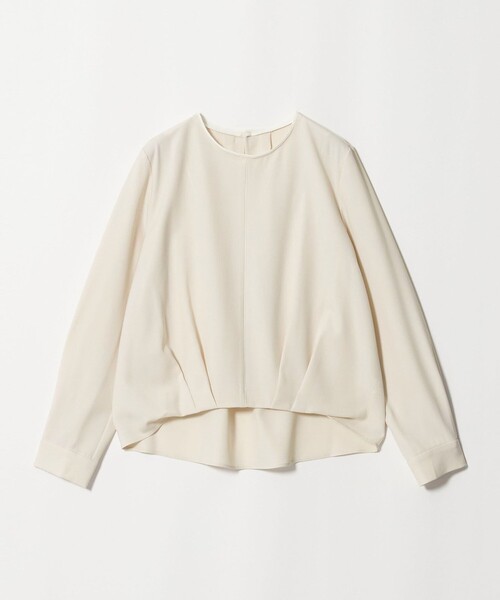 green label relaxing（グリーンレーベルリラクシング）の「ライン TEE ロングスリーブ ブラウス（シャツ/ブラウス・レディース・ライム/ネイビー/オフホワイト・FREE）」の2枚目の写真
