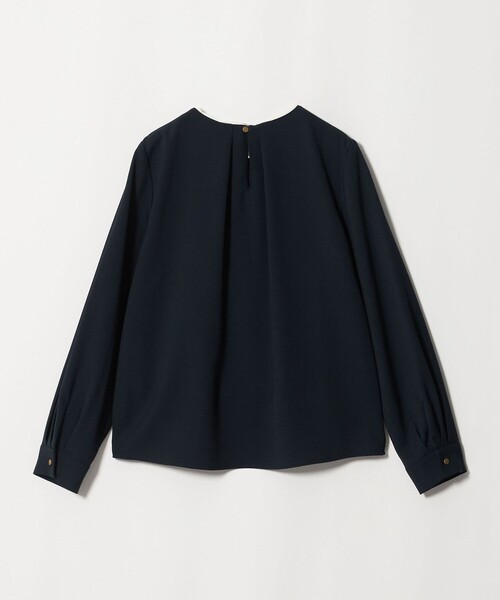 green label relaxing（グリーンレーベルリラクシング）の「ライン TEE ロングスリーブ ブラウス（シャツ/ブラウス・レディース・ライム/ネイビー/オフホワイト・FREE）」の4枚目の写真