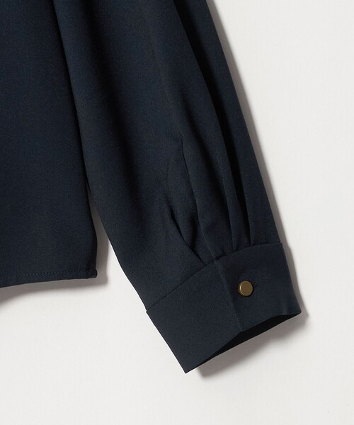 green label relaxing（グリーンレーベルリラクシング）の「ライン TEE ロングスリーブ ブラウス（シャツ/ブラウス・レディース・ライム/ネイビー/オフホワイト・FREE）」の7枚目の写真