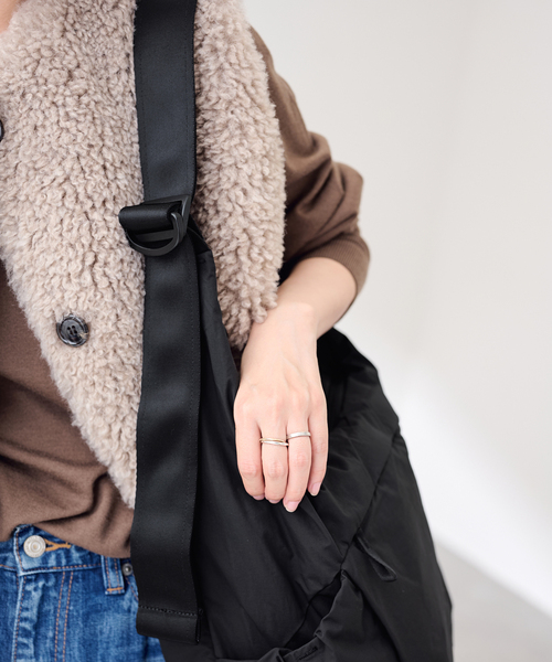 FRAMeWORK(フレームワーク)の「THE NORTH FACE / ザノースフェイス FICUS SHOULDER(ショルダーバッグ・レディース・ブラック/ライトグレー・FREE)」の7枚目の写真