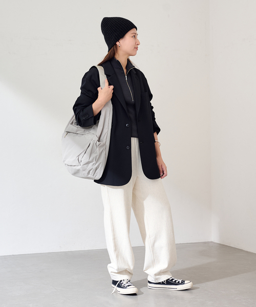 FRAMeWORK(フレームワーク)の「THE NORTH FACE / ザノースフェイス FICUS SHOULDER(ショルダーバッグ・レディース・ブラック/ライトグレー・FREE)」の12枚目の写真
