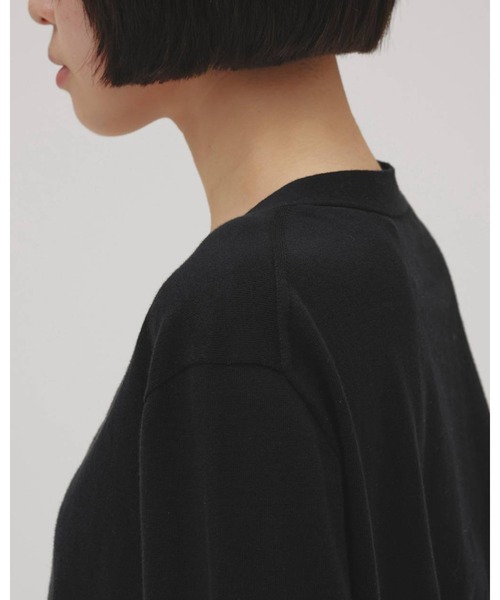 TODAYFUL(トゥデイフル)の「Cotton Cashmere Cardigan 12620506(カーディガン/ボレロ・レディース・チャコールグレー/ブラウン/ブラック・FREE)」の9枚目の写真
